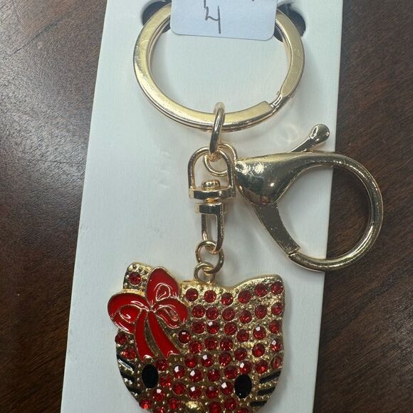 NWT Hello Kitty Head Key Ring $10 Closet Minimum Purchase 6 Options - Picture 5 of 7